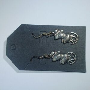 Snowman Earrings New Handmade